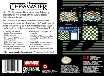 Chessmaster, The (USA) box cover back